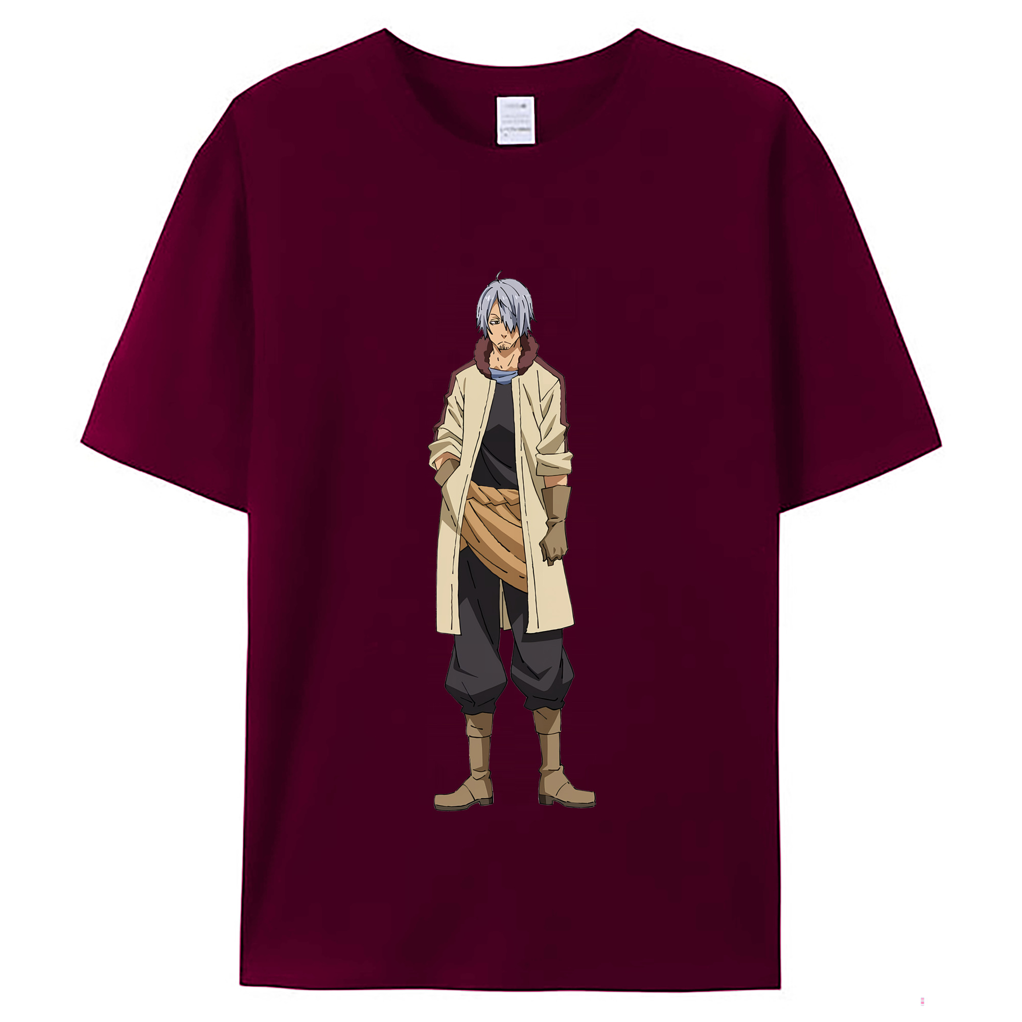 （画像用） 転スラ Regarding Reincarnated to Slime レディースカジュアルプリントTシャツ（綿100％）